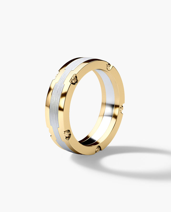 CABARRUS Two-Tone Gold Ring